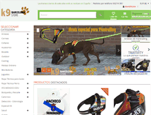 Tablet Screenshot of k9barcelonastore.com